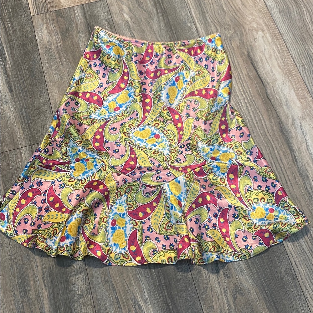 Colorful Paisley Kids Skirt